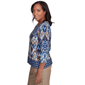 Womens Alfred Dunner Summer Solstice Ikat Diamond Border Top - image 4