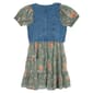 Girls &#40;7-16&#41; Rare Editions Floral Lurex Tiered Dress & Vest - image 2
