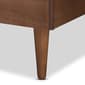 Baxton Studio Sora Ash Walnut Wood Queen Size Platform Bed - image 5
