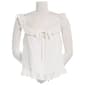 Juniors A. Byer Pin Dot Ruffle Eyelet Tank Top - image 2