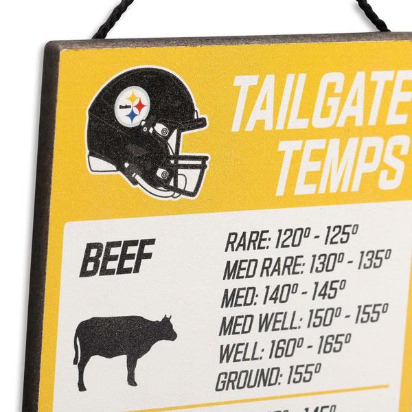 Open Road Steelers Tailgate Temps Wall Decor
