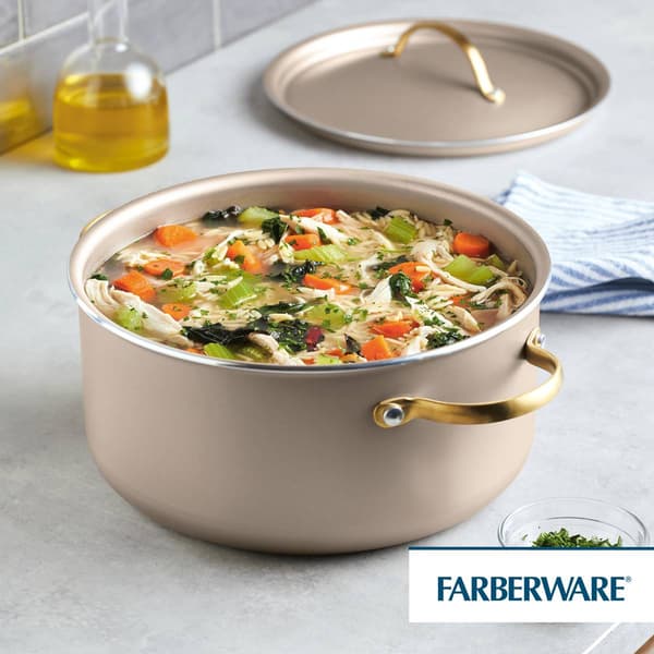 Farberware® Radiant 5.5qt. Dutch Oven w/ Lid - Champagne