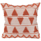 Northlight Handloom Woven Outdoor Square Throw Pillow - Orange - image 1