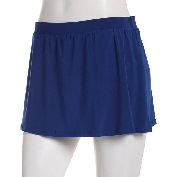 Womens American Beach Solid Shaper Swim Skirt - image 