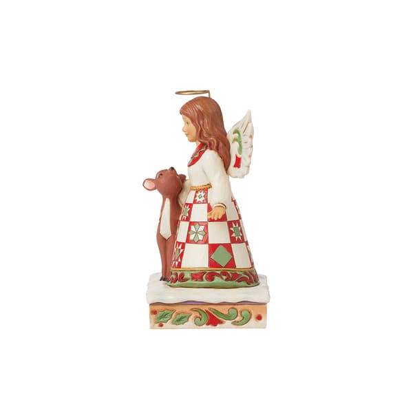 Jim Shore Heartwood Creek Angel with Deer Figurine
