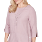Womens Alfred Dunner Vintage Charm 3/4 Sleeve Blouse - image 5