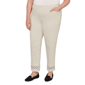 Plus Size Alfred Dunner Detail Driven Geometric Cut Out Pants - image 3