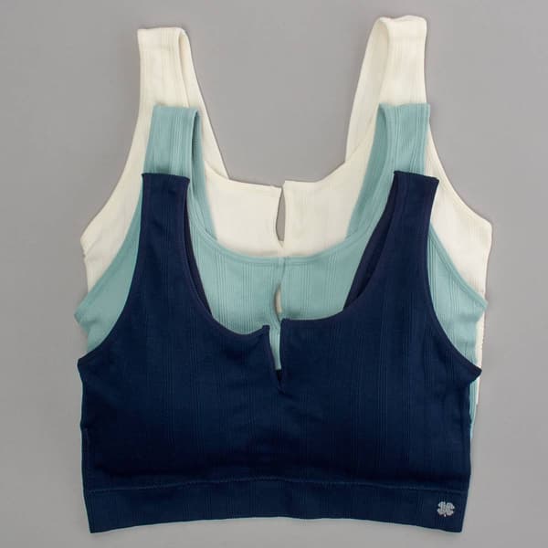 Plus Size Lucky Brand 3pk. Seamless Comfort Bras- LVD50452X - image 