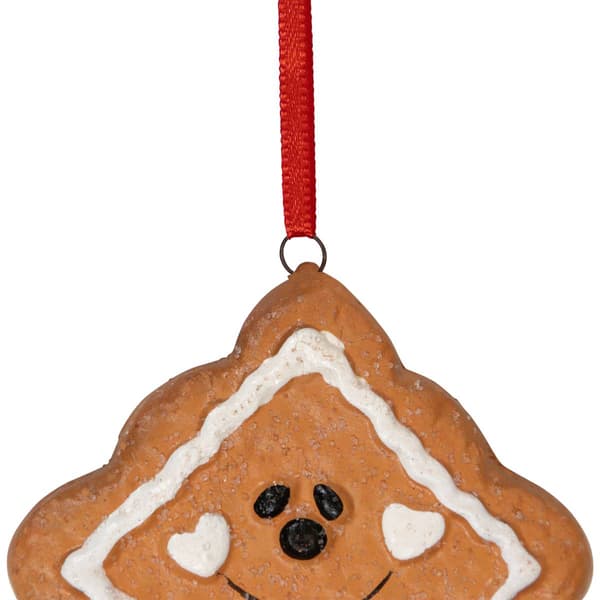 Northlight Seasonal Gingerbread Heart Ornaments - Set of 4