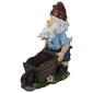 Northlight Seasonal 20in. Wheelbarrow Gnome Outdoor Garden Statue - image 3