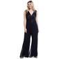 Womens Connected Apparel Metallic Crinkle Jumpsuit - image 1