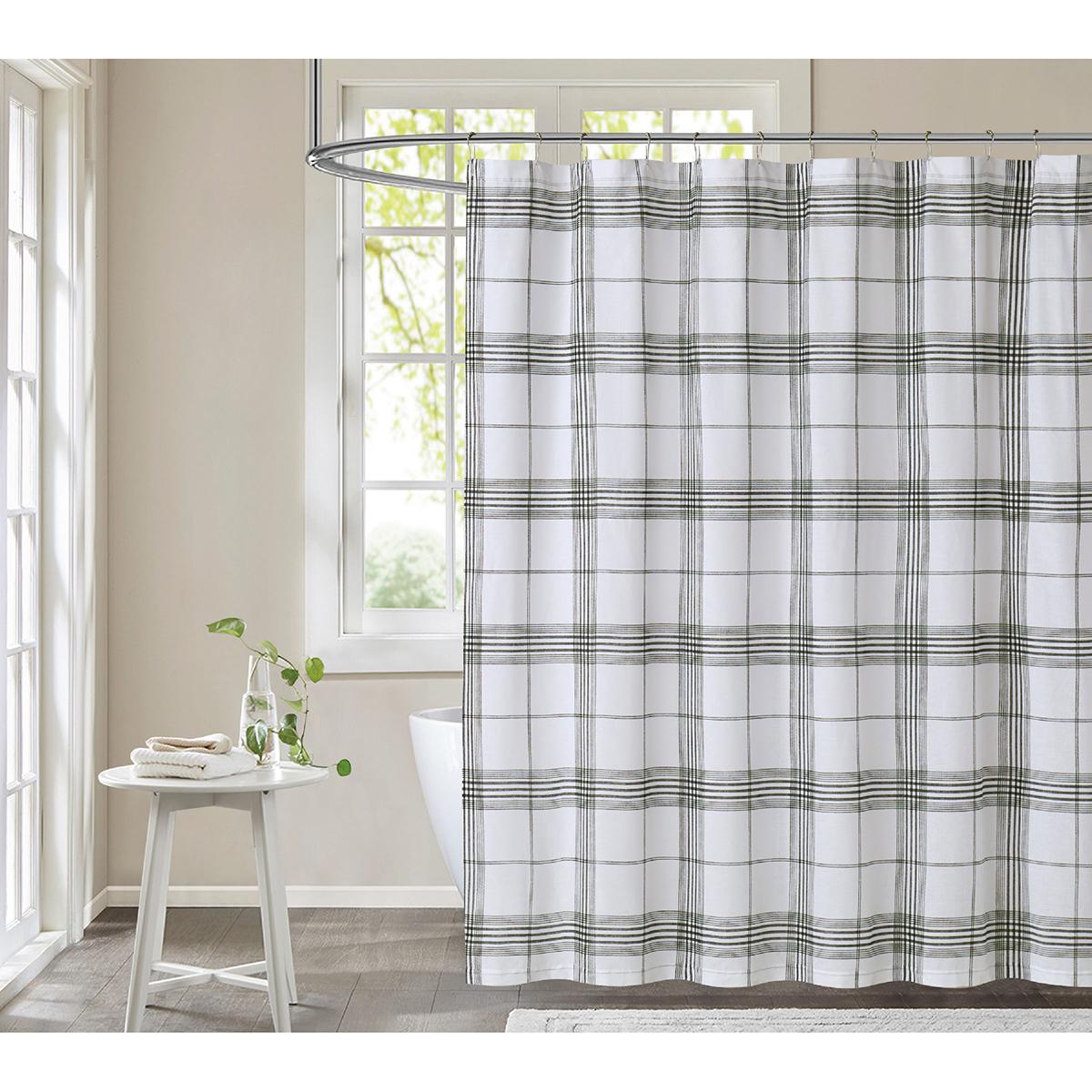 Cottage Classics Cottage Plaid Shower Curtain