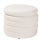 Baxton Studio Tabitha Ivory Boucle Upholstered Storage Ottoman - image 1