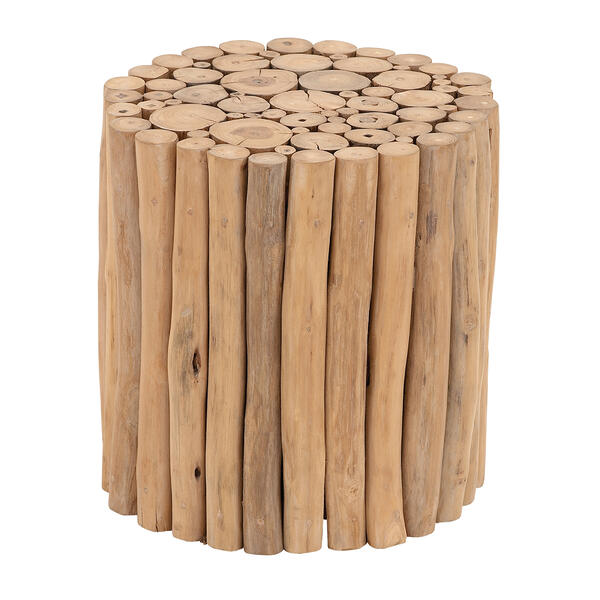 9th & Pike&#40;R&#41; Brown Teak Side Table - image 