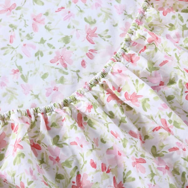 Laura Ashley Norella 100% Cotton Floral Sheet Set