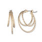 Napier Double Click-It Hoop Earrings - image 1