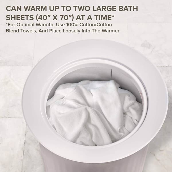 LiveFine Large Bucket Style Electric Towel Warmer