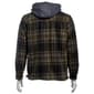 Mens Mountain Ridge Plaid Polar Fleece Jacket - Green Plaid - image 3