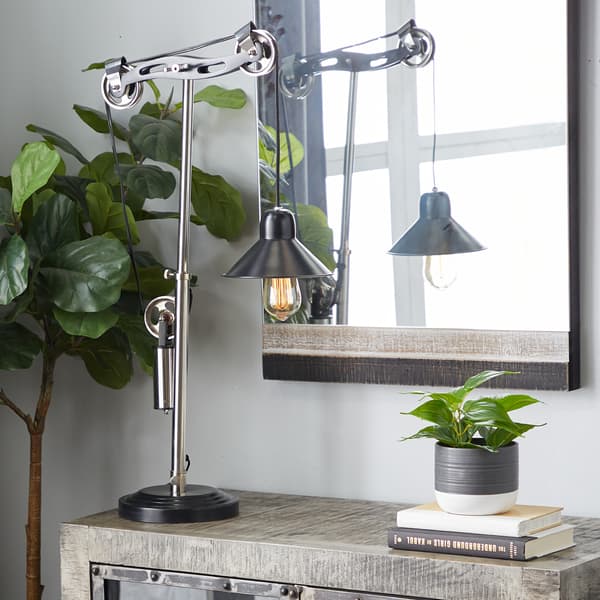 9th & Pike&#174; Black Metal Industrial Floor Lamp