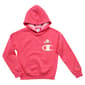 Girls &#40;7-16&#41; Champion&#40;R&#41; Solid Embossed Floral Emblem Hoodie - image 1