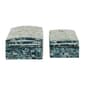 9th &amp; Pike® Shell Mosaic Patterned Wood Boxes - Set of 2 - image 7