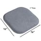 Sweet Home Collection Alexis Memory Foam Chair Cushion - image 2