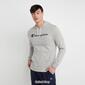 Mens Champion Mid-Weight Jersey Knit Pullover Logo Hoodie - image 3