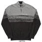 Mens Chaps Ombre Stripe 1/4 Zip Sweater - image 3