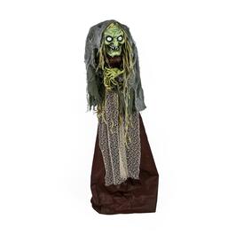 National Tree 59in. Animated Halloween Green Witch