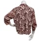 Plus Size Notations 3/4 Sleeve Tropical Casual Button Down - image 2