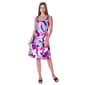 Womens 24/7 Comfort Apparel Large Floral A-Line Dress - image 1