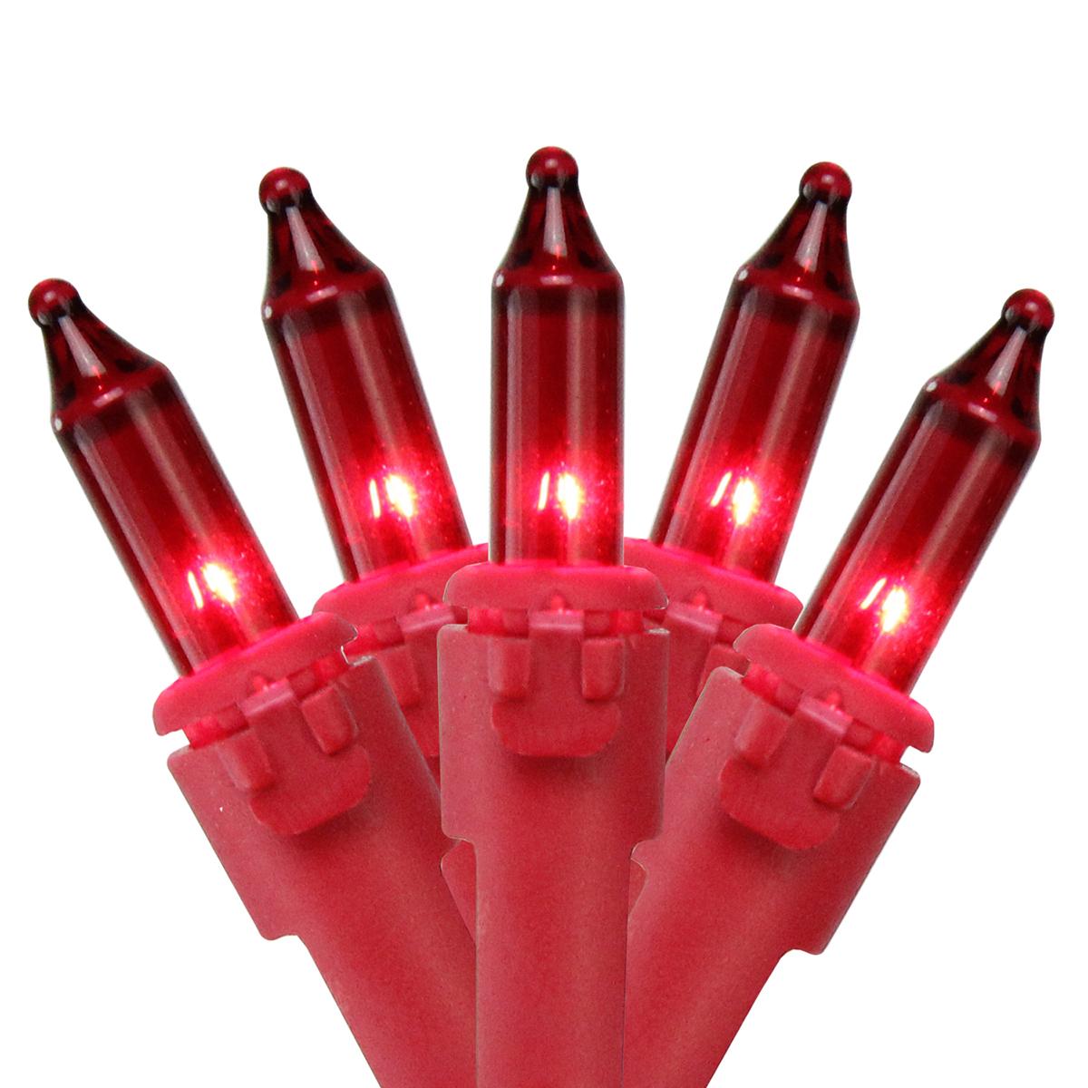 Northlight Seasonal 100ct. Red Mini Christmas Lights