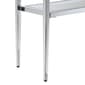 Convenience Concepts Nadia Glass Chrome Entryway Hall Table - image 5
