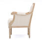 Baxton Studio Chavanon Linen Traditional French Accent Chair - image 4