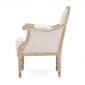 Baxton Studio Chavanon Linen Traditional French Accent Chair - image 4