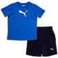 Boys (4-7) Puma(R) 2pc. Cotton Jersey Tee & Knit Shorts Set - Blue - image 1
