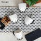Sango Splash of Cheers Black & White Coffee Mugs - Set of 14 - image 8