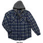 Mens Smith's Sherpa Lined Flannel Shirt Jacket - image 5