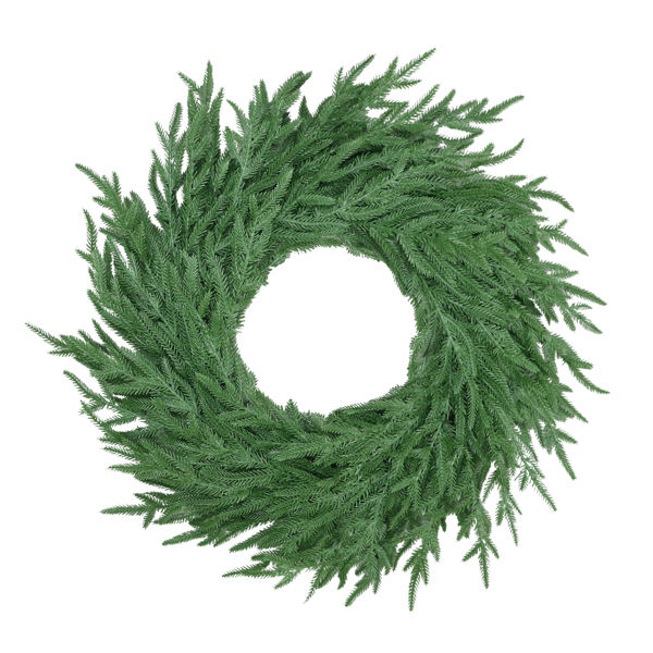 Puleo International 24in. Soft-Tipped Christmas Wreath - image 