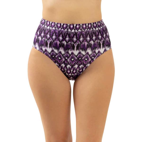Womens Dolfin(R) Aquashape Globetrotter High Waisted Swim Bottoms