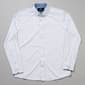 Mens Tom Baine Slim Fit Geometric Dress Shirt - White - image 1