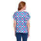 Petite Multiples Short Sleeve Tie Waist Star Tee - image 2