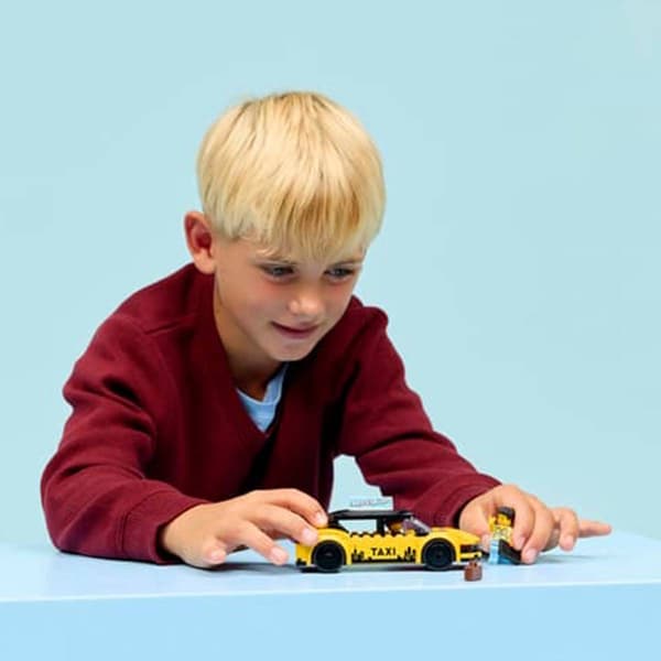 LEGO® City Yellow Taxi Building Kit