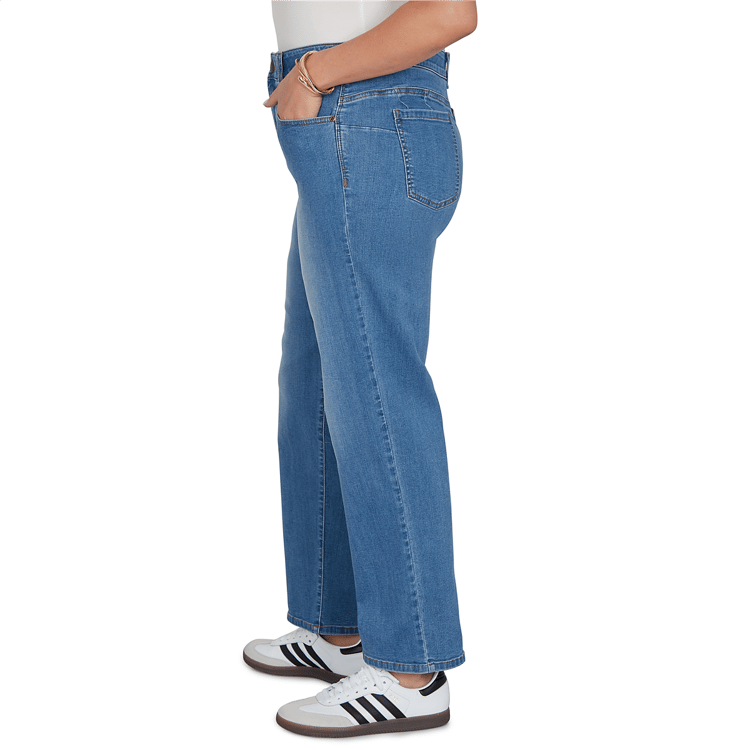 Plus Size Ruby Rd. Key Items Premium Stretch Straight Leg Jeans