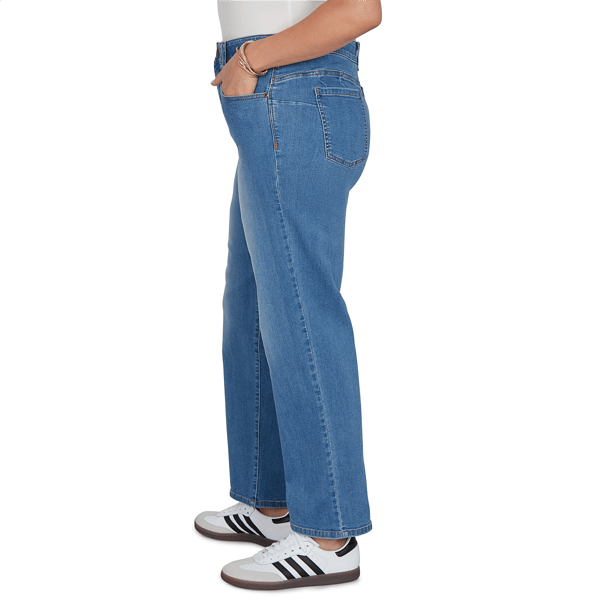 Plus Size Ruby Rd. Key Items Premium Stretch Straight Leg Jeans