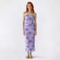 Juniors Madden Girl Floral Mesh Ruch Tube Maxi Dress - Purple - image 1