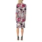 Plus Size 24/7 Comfort Apparel Red Maternity Wrap Dress - image 2