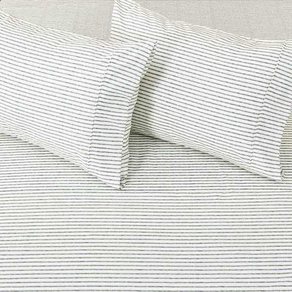 FreshFolds Evette Premium Striped Microfiber Sheet Set