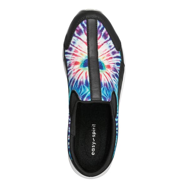 Womens Easy Spirit Traveltime Leather Tie Dye Clogs