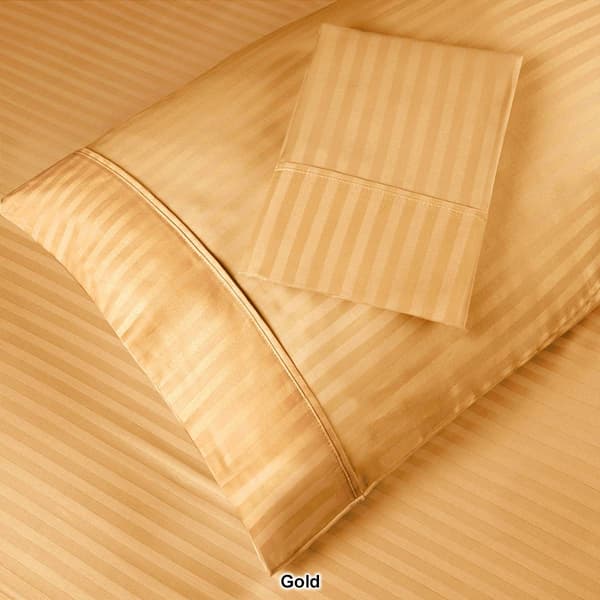 Superior 2pc. 400TC Egyptian Cotton Striped Pillowcases
